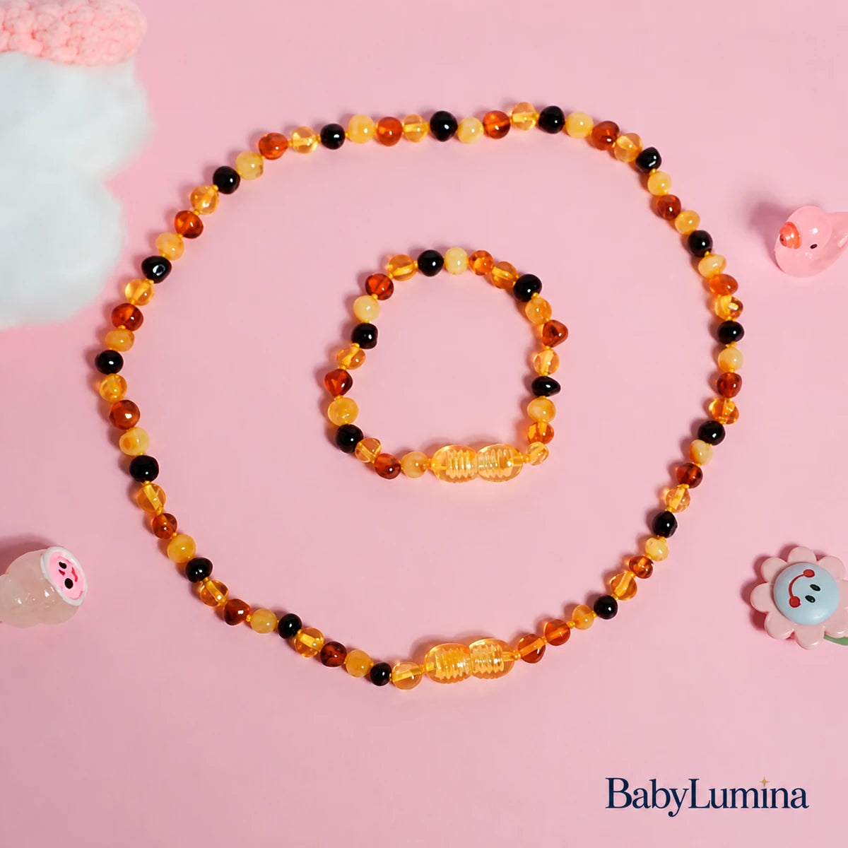 BabyLumina Amber Necklace Gift Set — Style 064