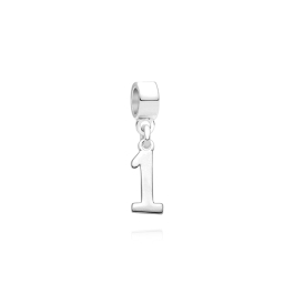 One is Fun!, Sterling Silver Number 1 Charm - Children's Adoré™ Dangle Charm