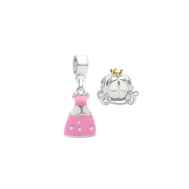 Adoré™ Fairy Tale Charm Duo, Children's 2-Charm Collection Set for Girls - Sterling Silver
