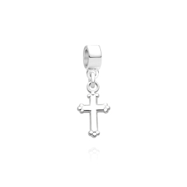 Eternal Faith, Sterling Silver Ornate Cross - Children's Adoré™ Dangle Charm