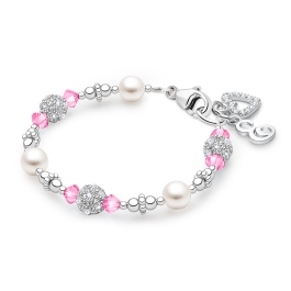 Birthstone, Teen's Beaded Bracelet for Girls (All 12 Birthstones Avail) - Sterling Silver