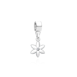 Flower - Inset CZ - Children's Adoré™ Dangle Charm