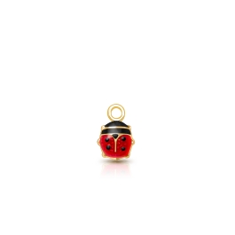 Ladybug, Baby/Children's Individual Charm (Add to Your Existing Bracelet or Necklace) - 14K Gold