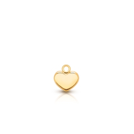 Heart - Modern Baby/Children's Individual Charm (Add to Your Existing Bracelet or Necklace) - 14K Gold
