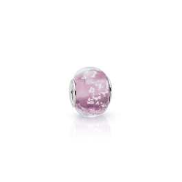 June Birthstone, Sterling Silver and Alexandrite Purple Murano Glass (Hand Made in Italy) - Children's Adoré™ Charm