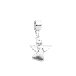 Love From Above, Sterling Silver Angel with Heart - Children's Adoré™ Dangle Charm