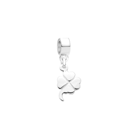 Lucky Clover, Sterling Silver Four-Leaf Clover - Children's Adoré™ Dangle Charm
