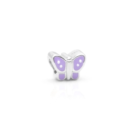 Butterfly Kisses, Sterling Silver Butterfly with Purple Enamel - Children's Adoré™ Charm