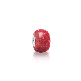 Ruby Slippers, Sterling Silver and Red Glittering Murano Glass (Hand Made in Italy) - Children's Adoré™ Charm