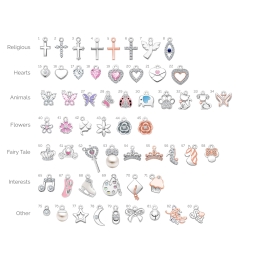 Individual Charm - Over 70 Sterling Silver Baby/Children Charms and Pendants to Choose From! (Add to Your Existing Bracelet or Necklace)