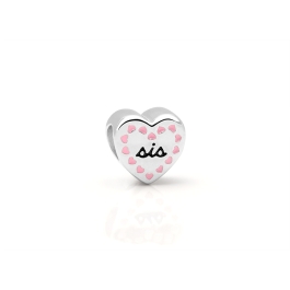 Sisters Forever, Sterling Silver "Sis" Heart - Children's Adoré™ Charm
