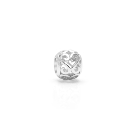 Song In Your Heart, Sterling Silver Heart Scroll - Children's Adoré™ Charm