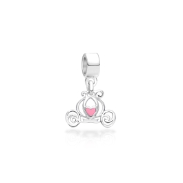Your Carriage Awaits, Sterling Silver and Enamel Carriage - Children's Adoré™ Dangle Charm